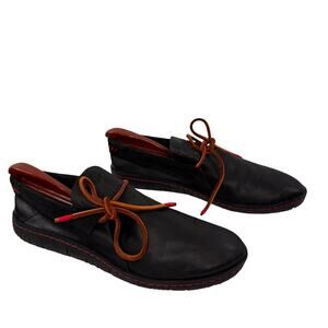 Manitobah Modern Moccasin Shoes Womens US 10 Black Grain Leather Flat 4120006